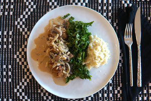 Lentil Meatball Stroganoff